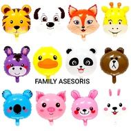 18 inch animal round foil balloon / Q Version 18 inch round foil balloon animal character birthday b