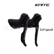 Ignite Sti 2x9 Sensah double tap shifter lever 9 speed Bicycle Derailleurs Road Bike