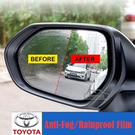 TOYOTA Car Side Rear Mirror Waterproof Film Anti Fog Car Rearview Mirror Sticker Rainproof Car Windo