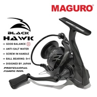 MAGURO BLACK HAWK SPINNING FISHING REEL