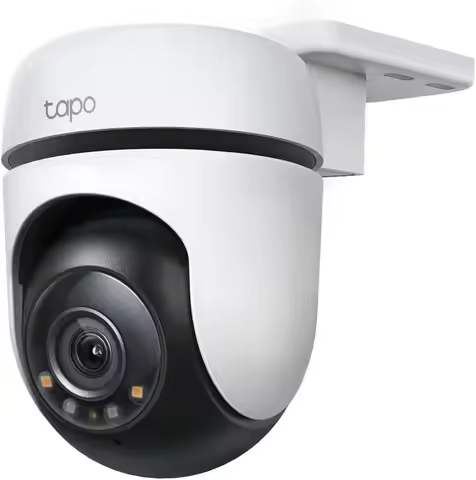 2K Outdoor Wired Pan/Tilt Security Wi-Fi Camera, 360° View, Motion Tracking, Works with Alexa & Goog
