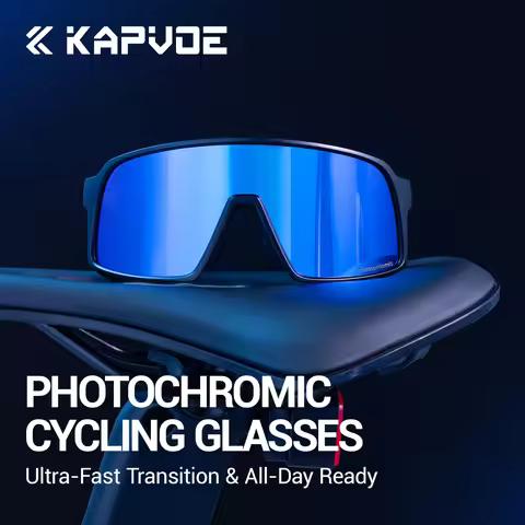 KAPVOE Photochromic Sunglasses Hiking Cycling Driving Camping Climbing Glasses Outdoor Sports Sungla
