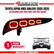 TOYOTA SUPRA MK5/A90/A91 2020-2025 LED SEQUENTIAL SIGNAL WELCOME LIGHT WHITE LIGHT BAR SMOKE TAILLAM