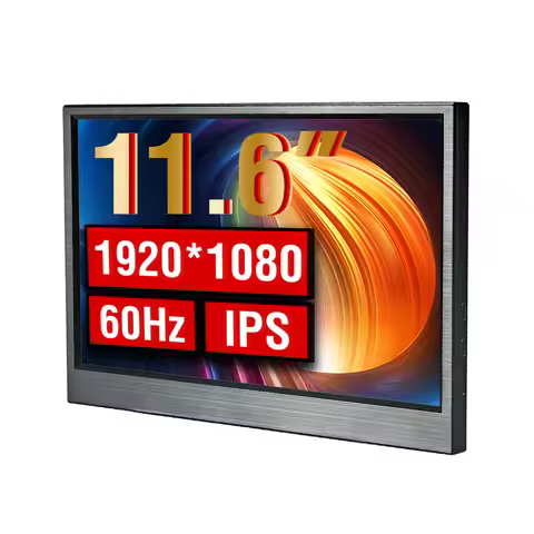 Anmite 11.6 inch IPS Portable Monitor USB TYPE C HDMI for Phone Laptop Desktop MAC Switch PS4 XBOX