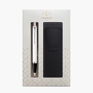 [Direct Japan] PARKER Hoodie Ballpoint Pen IM White CT Medium Character Oil With Pen Sheath Gift Box Set Genuine Import 1975650 V1d