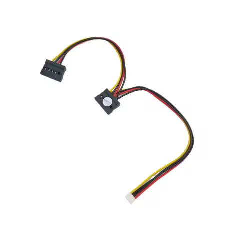 PH 2.0mm 4Pin Small To 2-port 15Pin SATA Power Supply Cable Cord for Mini Computer Case All-in-one N