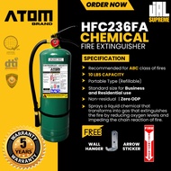 Fire Extinguisher - 10 Lbs. HFC236fa Chemical (Green) Portable Type