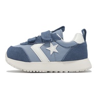 Converse Children's Shoes Omega Trainer Toddler Baby Blue White Velcro Felt [ACS] A13096C