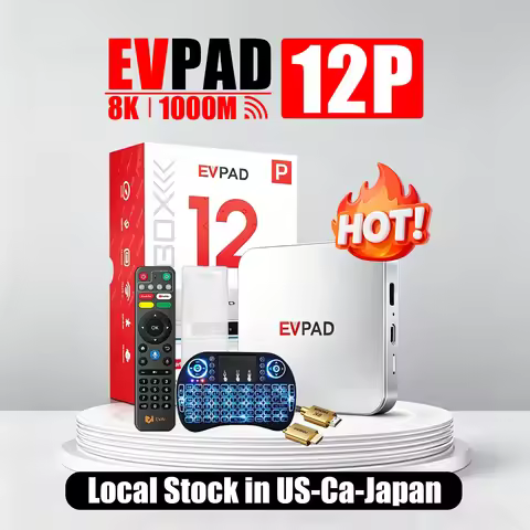 【Genuine】 Evpad 12P Android TV Box, 6K Smart TV Box, Global Streaming Media Player, Hot in US, UK, J