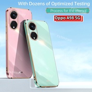OPPO A98 5G 2023 Luxury Plating Casing For  OPPO A98 5G 98A A 98 OPPOA98 5G 2023 Phone Case Soft Sil