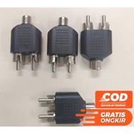 Connector 2 Jack RCA to Socket RCA