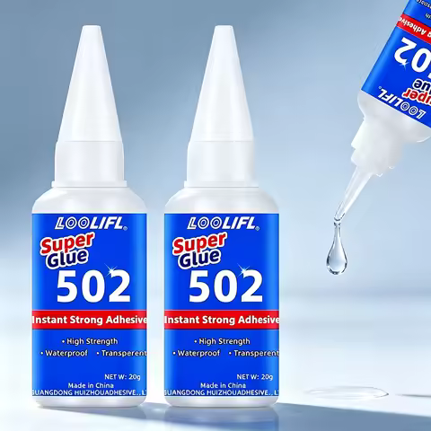 Superglue High Strength Clear Waterproof Adhesive Multi-Purpose Repair Glue for Metal Plastic Cerami