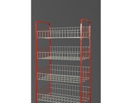 WM-444R 4 Tier Storage Rack/Display Rack/ Multi Purpose Rack/ rak dapur/ metal rack/ rak baju
