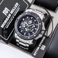 Morgan Miller-MM08 Jam Tangan Pria Original Rantai Stanliess