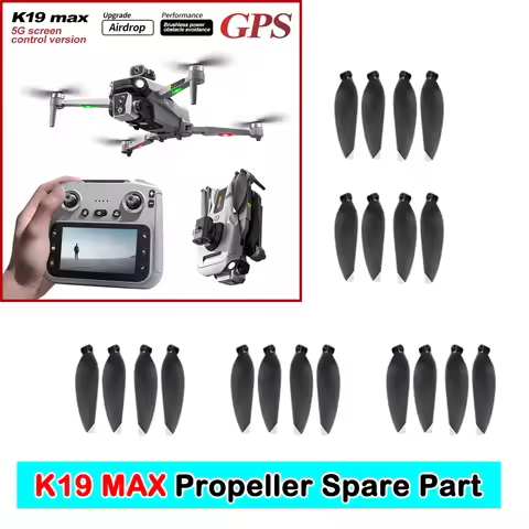 K19 Max GPS Drone Brushless Quadcopter Propeller Spare Part K19 MAX K19 Main Blade Maple Leaf Rotor 