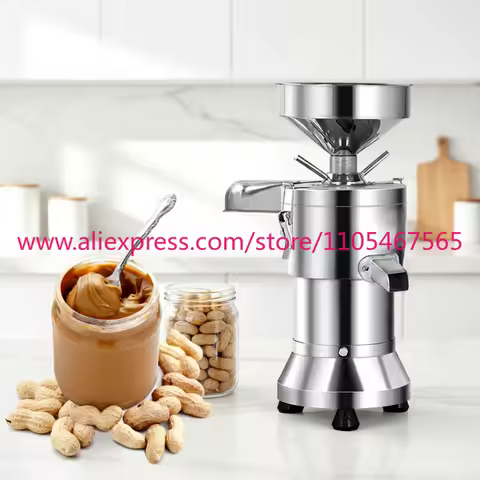 Peanut Butter Machine 220V 800W Pistachio Tahini Paste Making Machine Electric
