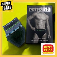 RENOMA MEN'S BRIEF UNDER GOOD QUALITY COTTON SPANDEX