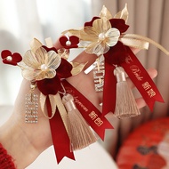 Complete Wedding Supplies Set for Family Bride Groom Corsage Wedding Preparation Brooch Artificial S