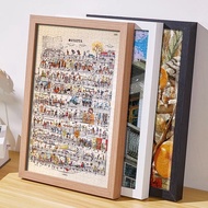 Wooden Puzzle Frame1000Puzzle Frame Wall-Mounted Photo Frame70×50×75Dedicated Puzzle Frame A4Picture