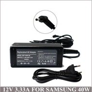 12V 3.33A 40W AC Adapter Laptop Charger For  Ordenador Portatil Samsung Chromebook AD-4012NHF Tablet