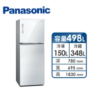 Panasonic 498公升玻璃雙門變頻冰箱 NR-B493TG-W(翡翠白)燦坤線上購物