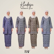 Raf Online Store | Khadeeja 2.0 Kebarung Klasik Cotton Lembut Corak Songket Printed (Ready Stock)