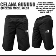 CELANA PENDEK 3/4 GUNUNG MOUNTAINEER NOT CONSINA REI EIGER - Hitam, M