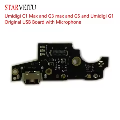 For UMIDIGI C1 Max G5 G1 G3 Max USB Board Microphone Original Charging Dock Connector Charger Circui