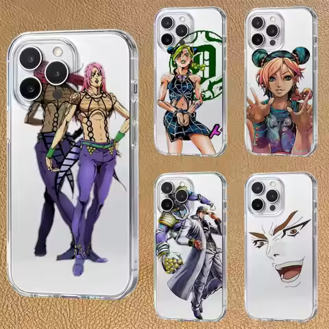 JOJO’S BIZARRE ADVENTURE OVER HEAVEN JoJo Anime Phone Case For Iphone17 16 15 11 13 14 Pro Max 7 8 P