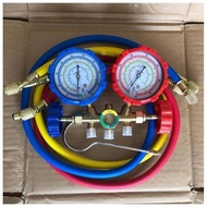 (Pay In Place) MANIFOLD DOUBLE GAUGE MULTI R22 R410A R32 R134