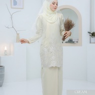 Habibi Boutique | Kurung Moden Nuha | Cream