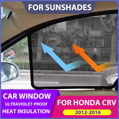 Magnetic Car Windows Sunshades For HONDA CRV 2012 2013 2014 Summer Passenger Side Windows Curtains M
