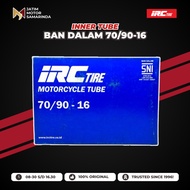 IRC Tires Premium Heat Resistant Inner Tube Size Ring 16 70/ 90 70/ 90-16 Original