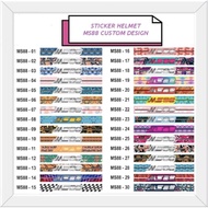HELMET MS88 STICKER CUSTOM DESIGN