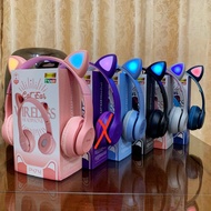 Bluetooth Headset Ear Cups, Cute Cat Ears With Mic, Strong Bass