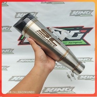 Racing exhaust sc project s1 slinser racing exhaust sc project inlet 51 mm r15 new cbr wave rusi tmx