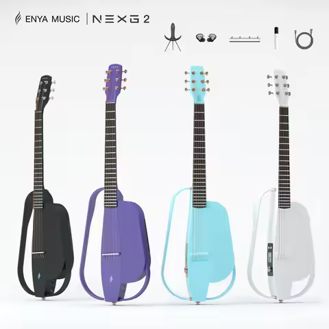 Enya NEXG 2 All-in-One Smart Audio Guitar Acoustic-Electric Carbon Fiber Guitar with 50W Wireless Sp