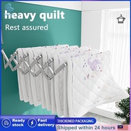 【Ready stock】1M-2M 3/4/5 Bar Stainless Steel Retractable Wall Mounted Clothes Hanger Ampaian Baju Re