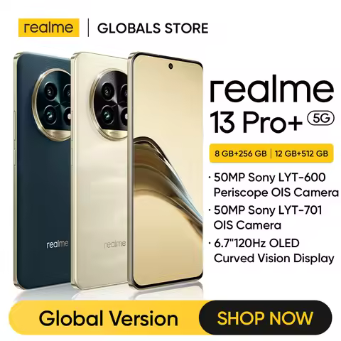 realme 13 Pro Plus Smartphone with Google Play Snapdragon 7s Gen 2 5G Chipset 5200mAh Battery Sony L