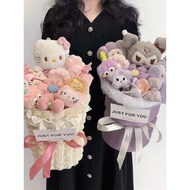 Birthday for Girls Cartoon Bouquet Hello Kitty Hello Kitty Kulomi for Male Girlfriend※