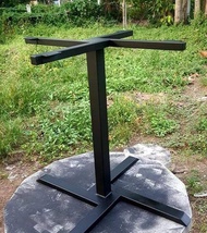 Iron-DIY ขา โต๊ะ เหล็ก ขาเหล็กทำโต๊ะ ขาโต๊ะอาหาร ทรงกรงจักร สีดำด้าน (1ตัว)  65x70 cm แข็งแรง ทนทาน 
