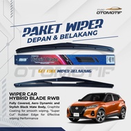 Front and Rear Wiper Package for NISSAN KICKS RWB Hybrid 3 PCS