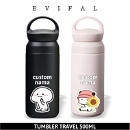 Tumbler Quby Tokyo Travel Drink Bottle UV Print custom Cute Name