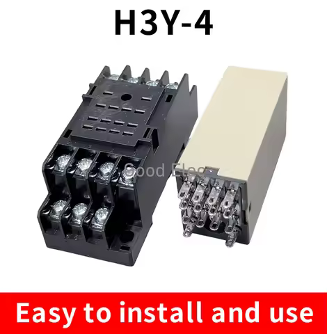 1set H3Y-4 Power On Time Delay Relay Timer DPDT 14Pins H3Y-4 1-60sec/ 3 Minute-60Minute 220v 110V 24