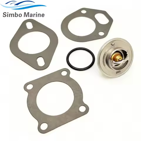 876305 Thermostat Kit Compatible with Volvo Penta Sterdrive AQ175 AQ190 AQ200 AQ205 430A 430B 431A M