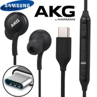 Samsung AKG USB C Type C Earpiece Earphone with Mic for Note 10 20 Plus 5G S20 FE S21 Ultra Earbuds 