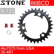 Stone 86 BCD Round Chainring for k-force SLK 30t 32t 34t 36t 38t 42 46 48T Tooth Plate Narrow Wide B