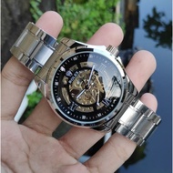 Jam Tangan Stainless Automatic Tanpa Baterai Jam TanganTenaga Gerak Bi