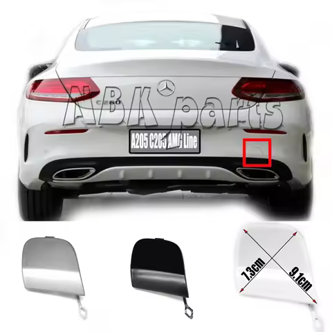 A2058851624 Fit 15-21 Mercedes-AMG C Coupe C205 Convertible A205 C200 C43 43 C63 S C300 REAR TOW COV