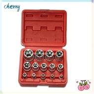 CHERRY 14PCS/Set Wrench Head Star Socket Set, External Hex With Storage Box Hexagon Socket Nut Socke